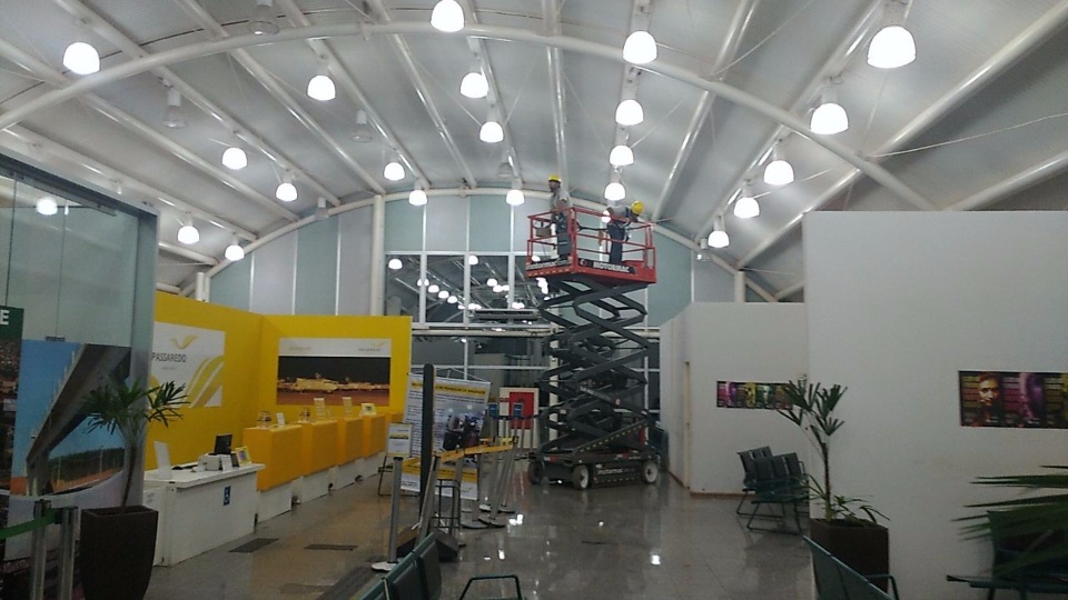 Aeroporto Plínio Alarcon segue recebendo benfeitorias
