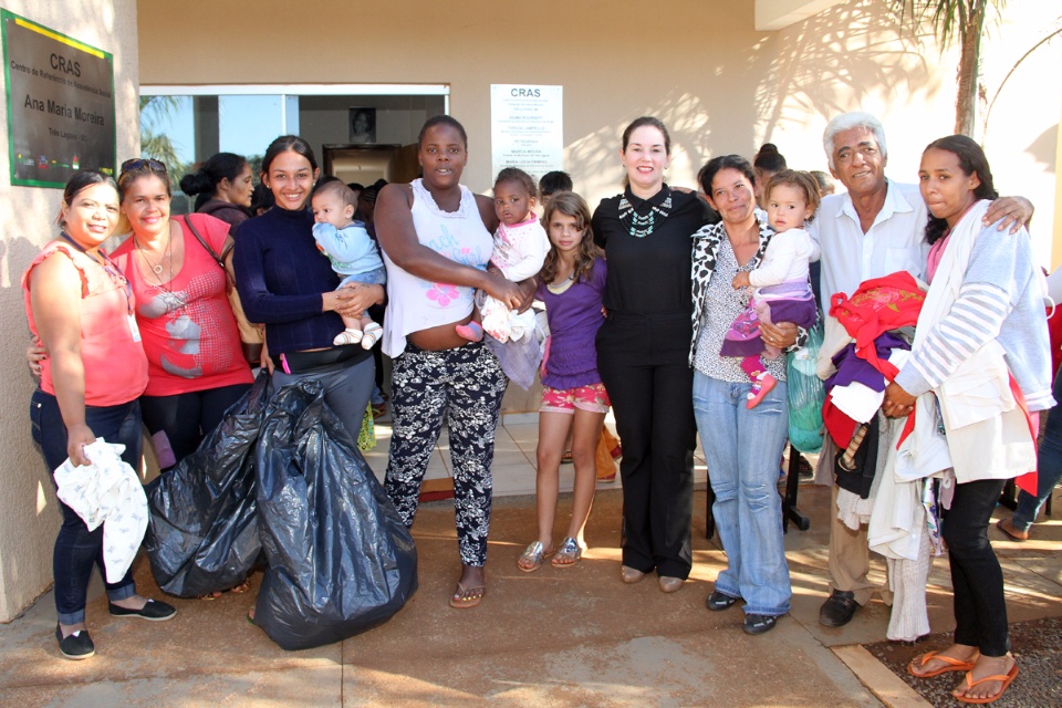 Assistência Social distribui agasalhos às famílias assistidas