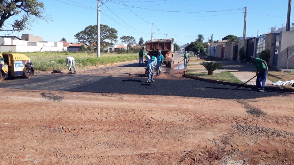 Muro e paredes da NOB recebem nova pintura por parte da Prefeitura de Três Lagoas