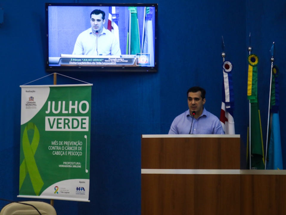 Câmara sedia o I Fórum sobre conscientização do Câncer de Cabeça e Pescoço