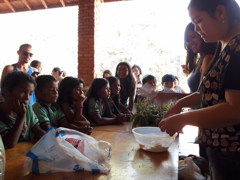 Escola indígena de Brasilândia recebe ponto de internet
