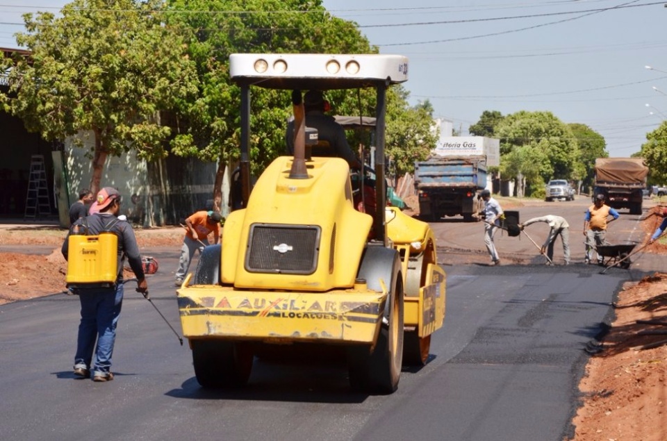 Com 11 obras em andamento, Prefeitura de Três Lagoas asfaltará cerca de nove quilômetros de ruas