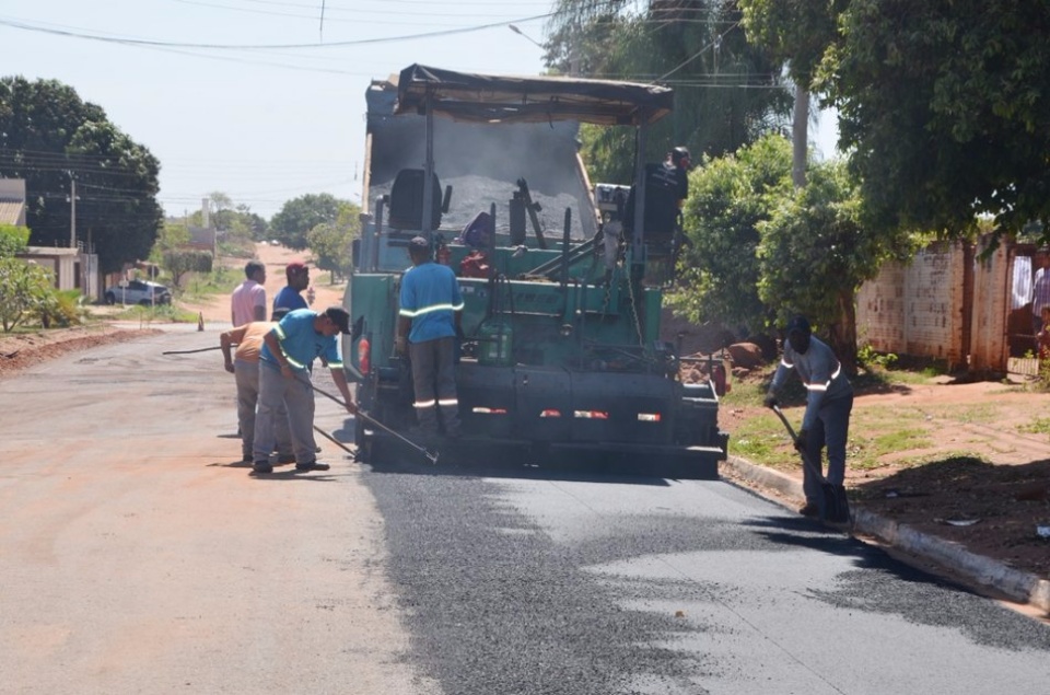 Com 11 obras em andamento, Prefeitura de Três Lagoas asfaltará cerca de nove quilômetros de ruas