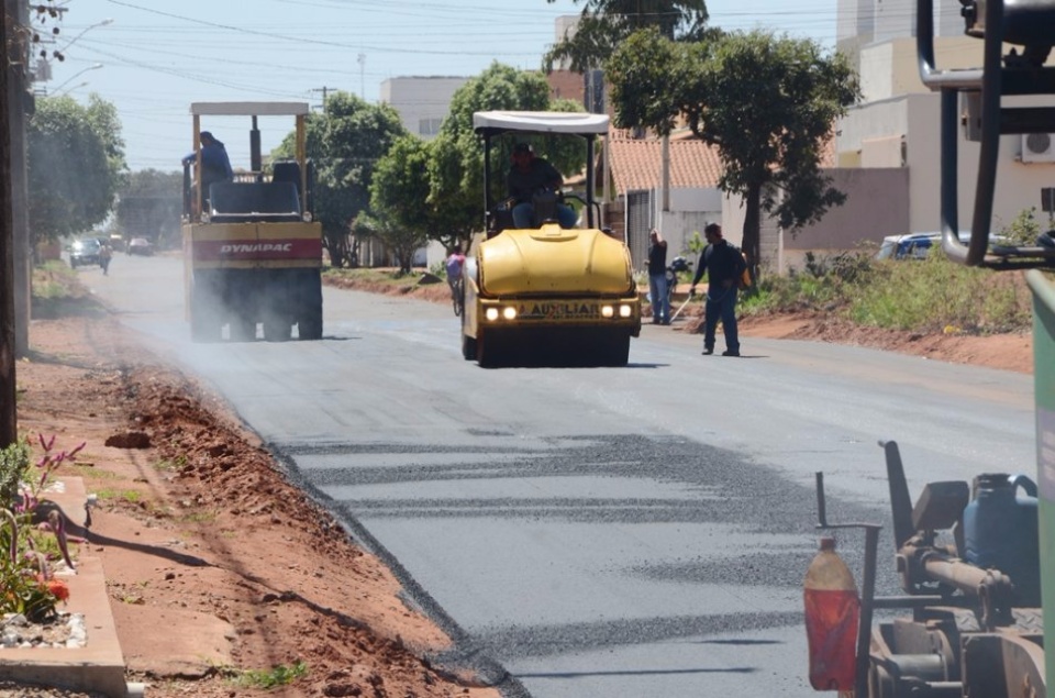 Com 11 obras em andamento, Prefeitura de Três Lagoas asfaltará cerca de nove quilômetros de ruas