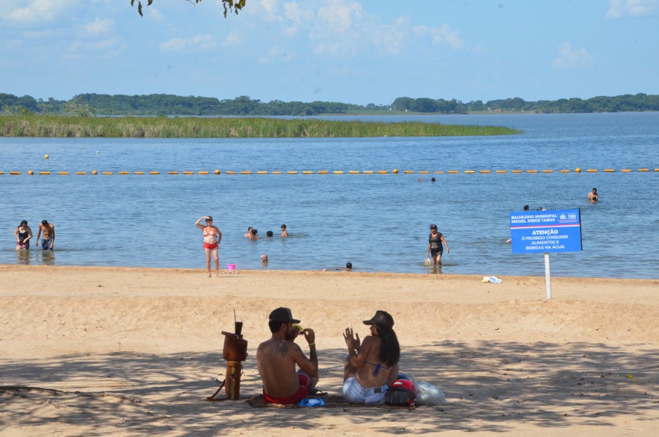 Balneário Municipal 'Miguel Jorge Tabox' de Três Lagoas é local ideal para quem quer descansar no carnaval