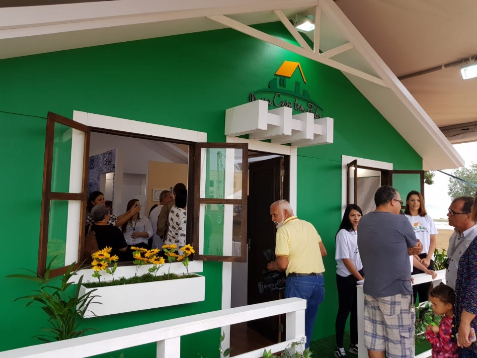 Fibria abre sua Casa com demonstração prática da aplicação de celulose Fibria abre sua Casa com demonstração prática da aplicação de celulose