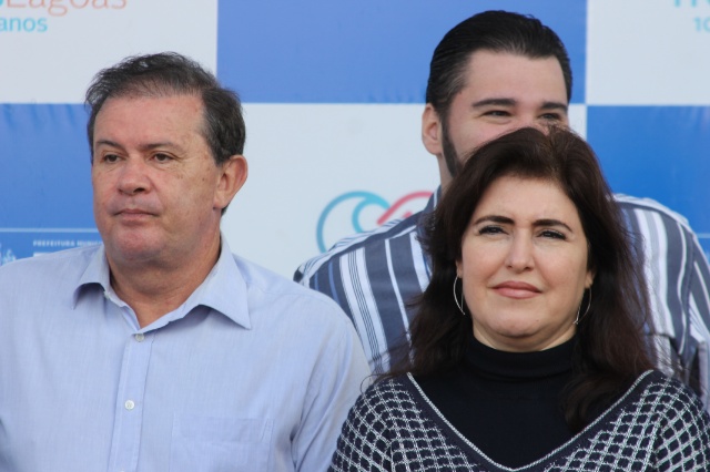 Senadores de MS participam de evento cívico no aniversário de Três Lagoas