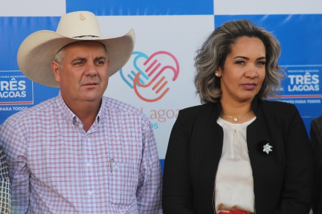 Senadores de MS participam de evento cívico no aniversário de Três Lagoas