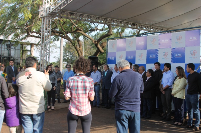 Senadores de MS participam de evento cívico no aniversário de Três Lagoas