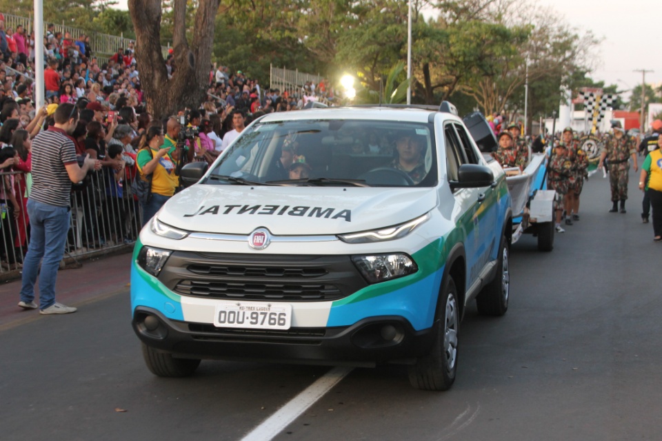 Cidadania e Solidariedade marcam desfile de aniversário de Três Lagoas Cidadania e Solidariedade marcam desfile de aniversário de Três Lagoas
