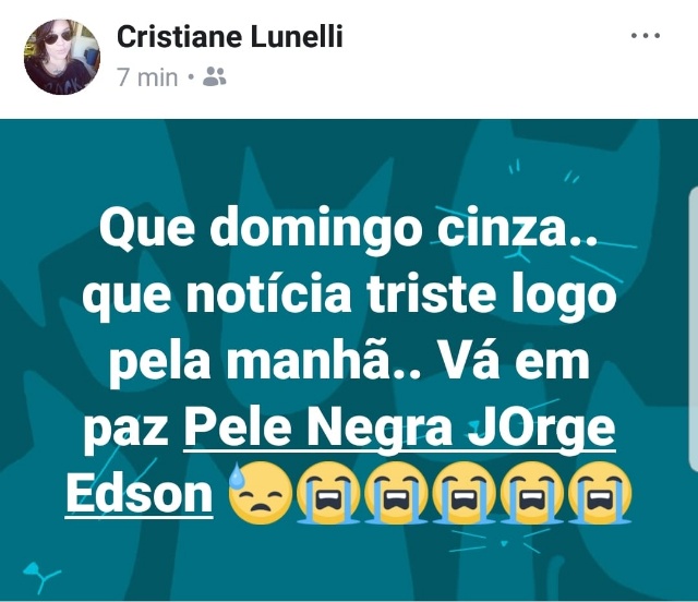 Amigos de Pele Negra manifestam-se nas redes sociais sobre a morte do artista Amigos de Pele Negra manifestam-se nas redes sociais sobre a morte do artista