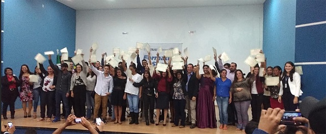Senai dá continuidade às formaturas coletivas e certifica mais 656 novos profissionais Senai dá continuidade às formaturas coletivas e certifica mais 656 novos profissionais