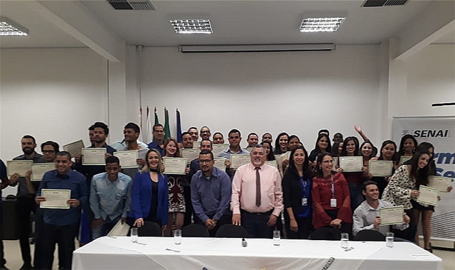 Senai dá continuidade às formaturas coletivas e certifica mais 656 novos profissionais Senai dá continuidade às formaturas coletivas e certifica mais 656 novos profissionais