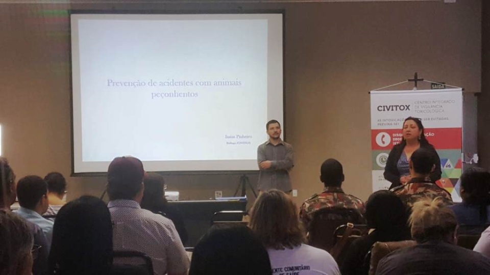 Saúde promove em Três Lagoas capacitação sobre prevenção e controle de animais peçonhentos Saúde promove em Três Lagoas capacitação sobre prevenção e controle de animais peçonhentos