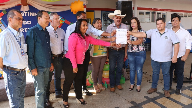 Ordem de serviço para ampliação do CEI Prof. Neife de Souza Lima é assinada