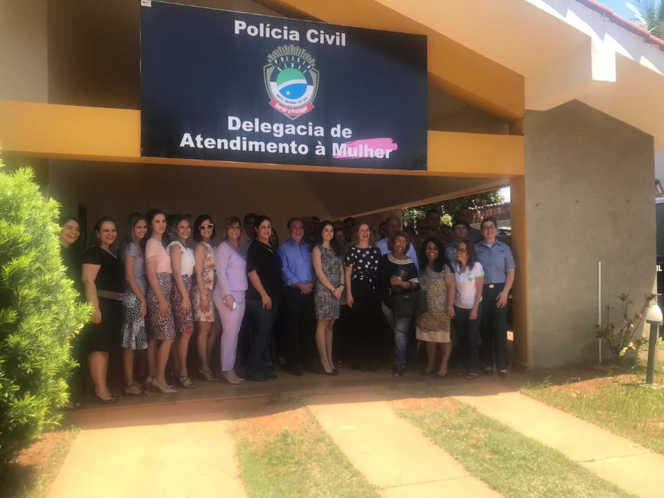 Nova sede da Delegacia da Mulher é aberta a visita técnica Nova sede da Delegacia da Mulher é aberta a visita técnica