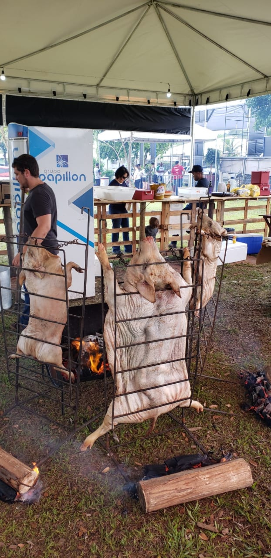 Uma tonelada de carne para consumir no 1° Churrascaje