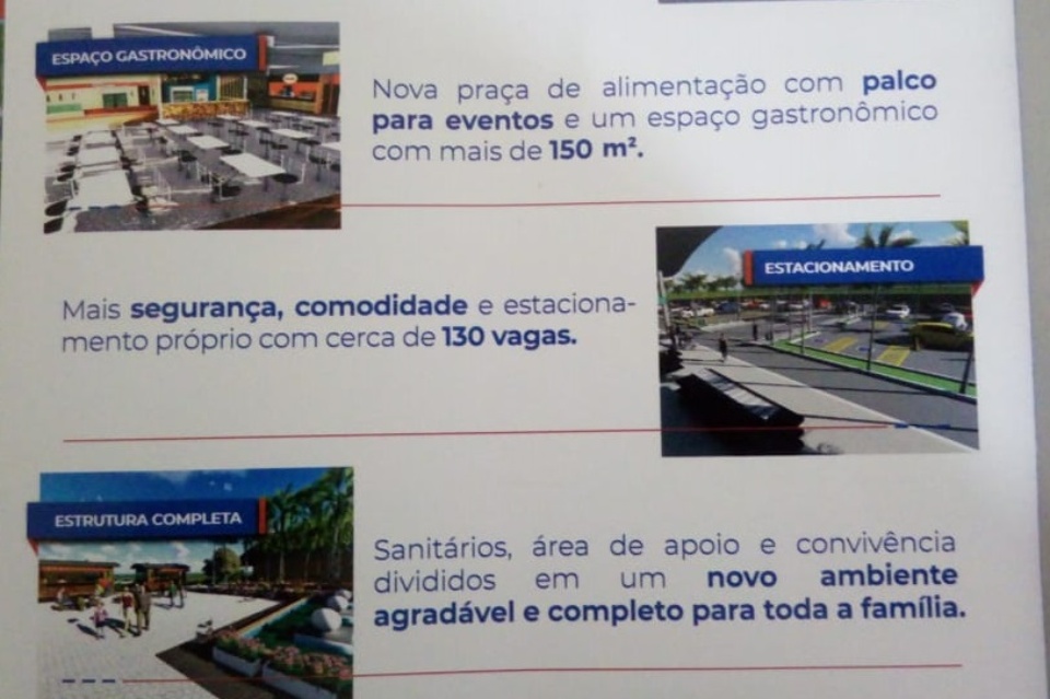 Nova “cara” da Feira Central é mostrada em folhetos produzidos pela Prefeitura Nova “cara” da Feira Central é mostrada em folhetos produzidos pela Prefeitura