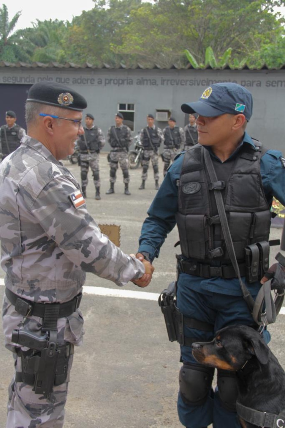 5° Curso de Operações com Cães é realizado no Batalhão de Choque da PM da Bahia com efetivo de Três Lagoas