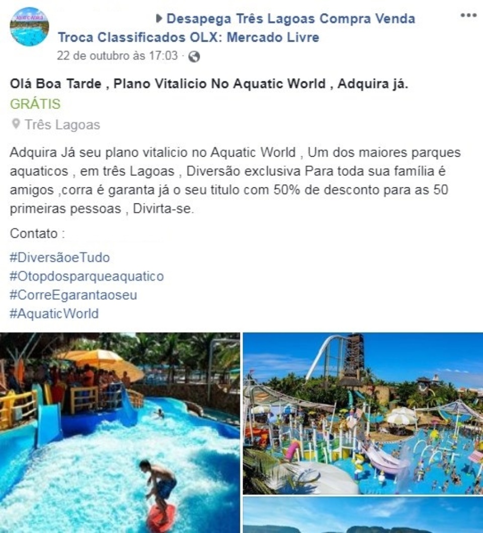 MP intima empresário do Parque Aquático a apresentar licenças ambientais e documentos que comprovem a regularidade da obra MP intima empresário do Parque Aquático a apresentar licenças ambientais e documentos que comprovem a regularidade da obra