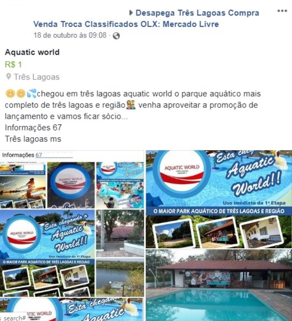 MP intima empresário do Parque Aquático a apresentar licenças ambientais e documentos que comprovem a regularidade da obra MP intima empresário do Parque Aquático a apresentar licenças ambientais e documentos que comprovem a regularidade da obra