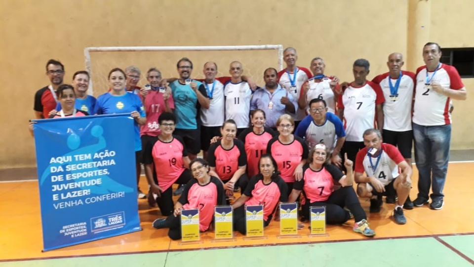 MELHOR IDADE: Três Lagoas vence Super Liga de Vôlei Adaptado em todas as categorias