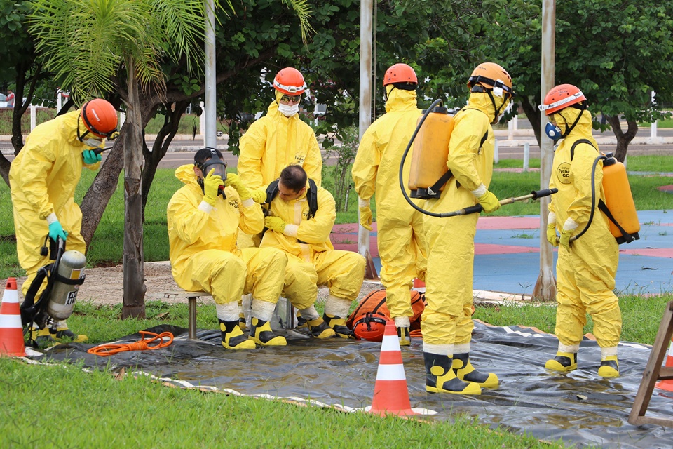 Defesa Civil e Prefeitura de Três Lagoas participam de simulado de resposta a acidentes químicos