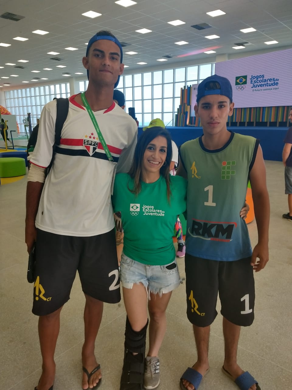 Dupla do IFMS de Três Lagoas fica em quarto lugar nos Jogos Brasileiros da Juventude de vôlei de praia