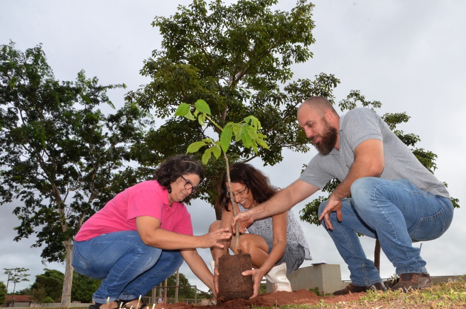 Praça do Jardim das Acácias recebe mais 25 mudas de árvores pelo Projeto Áreas Mais Verde
