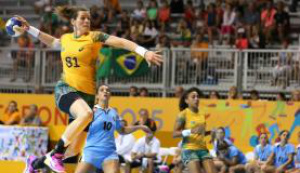 Brasil é ouro no handebol feminino no Pan de Toronto O handebol feminino do Brasil é pentacampeão Pan-Americano. (Foto: Divulgação/Comitê Olímpico Brasileiro)