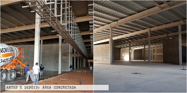 Perfil News visita as obras do Shopping Três Lagoas e mostra como o empreendimento está por dentro Fotos: Ricardo Ojeda