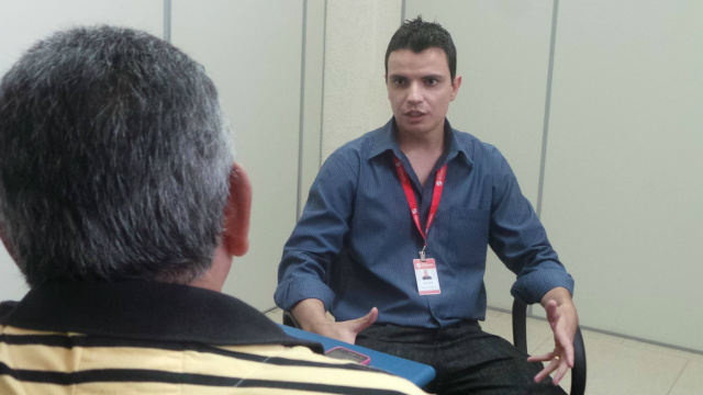 Parada geral da Eldorado Brasil irá ocorrer em maio O Perfil News falou com o analista de recursos humanos da Passaúra, Willian Renato Santos. que será responsável por realizar avaliações psicológicas e comportamentais com candidatos às vagas, durante a Parada Geral na Eldorado Brasil. (Foto: Patrícia Miranda)