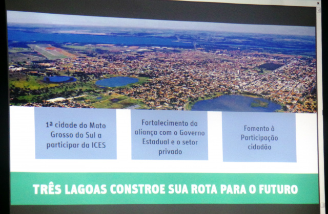 Em apresentação, foi explicado aos presentes a escolha de Três Lagoas para o estudo. (Foto: Ricardo Ojeda)
