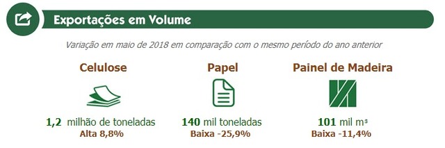 Ibá divulga saldo da balança e revela impacto da greve dos caminhoneiros Ibá divulga saldo da balança e revela impacto da greve dos caminhoneiros