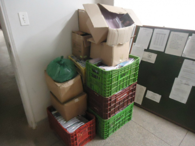PRF de Três Lagoas apreende 6 mil DVD’s pirateados Toda a mercadoria pirata encontrada foi apreendida pela PRF. Foto: Divulgação/PRF