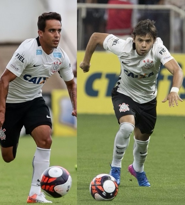 Meia e atacante devem ser mantidos na equipe titular do Corinthians. (Foto Agência Corinthians)