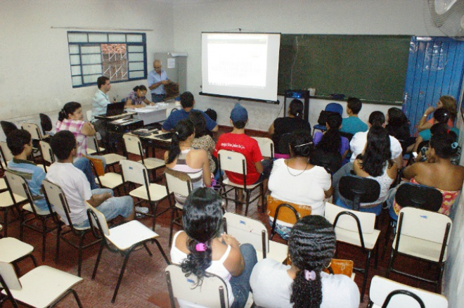 Sorteios ocorreram no período da manhã e da tarde, na Escola Municipal Arthur Hoffig
Foto: Assessoria de Comunicação