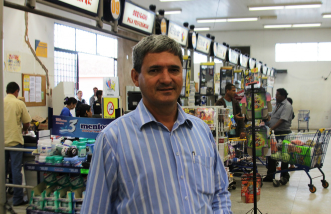 O empresário Joaquim Romero Barbosa, diretor presidente da rede Nova Estrela de Supermercados que emprega mais de 600 colaboradores (Foto: Ricardo Ojeda)
