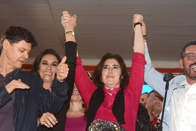 Simone Tebet foi confirmada candidata ao governo pelo MDB - Foto: Álvaro Rezende/Correio do Estado