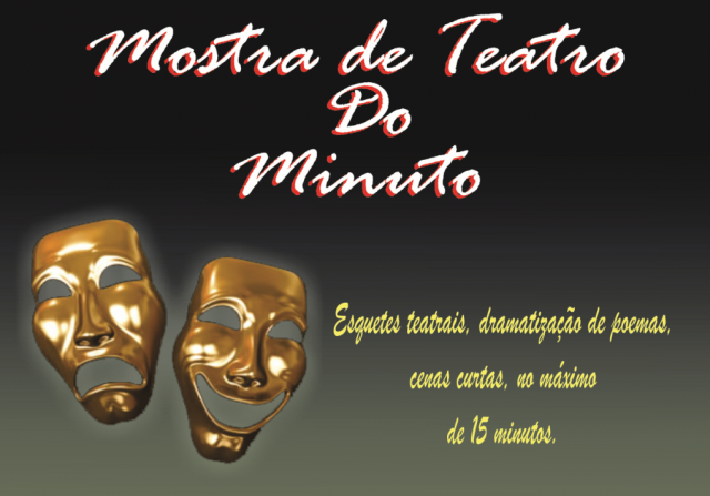 Cartaz de divulgação da amostra de teatro. (Foto: Assessoria)