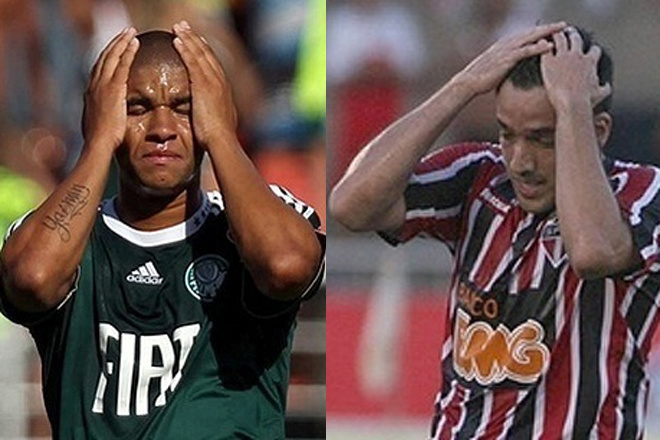 SP e Palmeiras esbarram em 'Julios Cesares' A falta de gols não sinalizou escassez de oportunidades
Foto: Uol