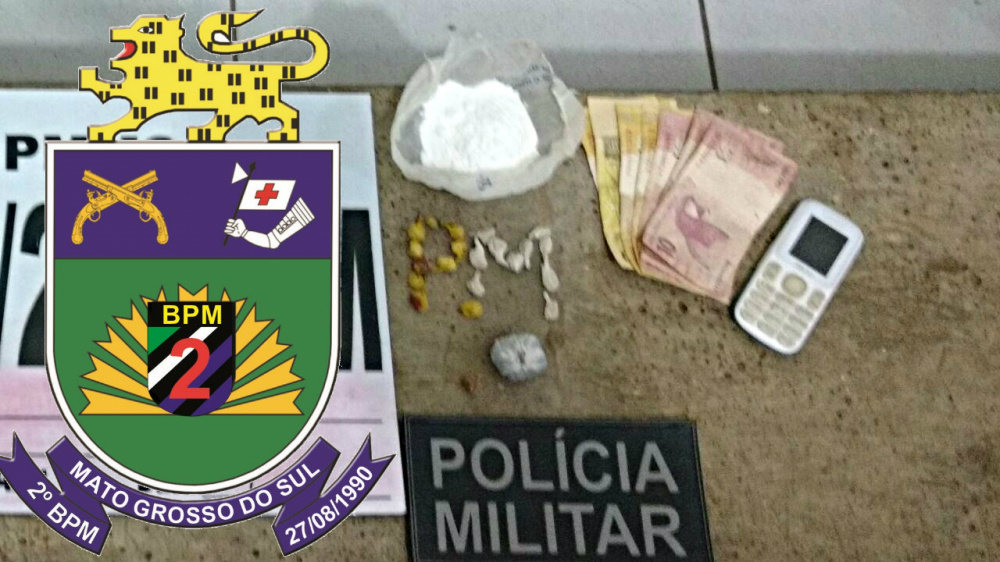 Radiopatrulha prende dois homens reincidentes no tráfico de drogas Radiopatrulha prende dois homens reincidentes no tráfico de drogas. (Foto: Assessoria)