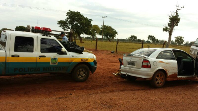 Polícia Militar Rodoviária apreende Astra com 261 kg de maconha Ao vistoriar o interior do veículo foram localizados aproximadamente 261 quilos de maconha. Veículo e produtos foram apreendidos e encaminhados para Policia Civil de Brasilandia (Foto: Bop Três Lagoas)