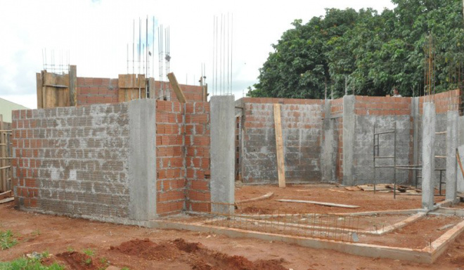 Sede do CREA-MS está em construção em Chapadão do Sul Serão investidos mais de meio milhão de reais na construção (Foto: O Correio News)