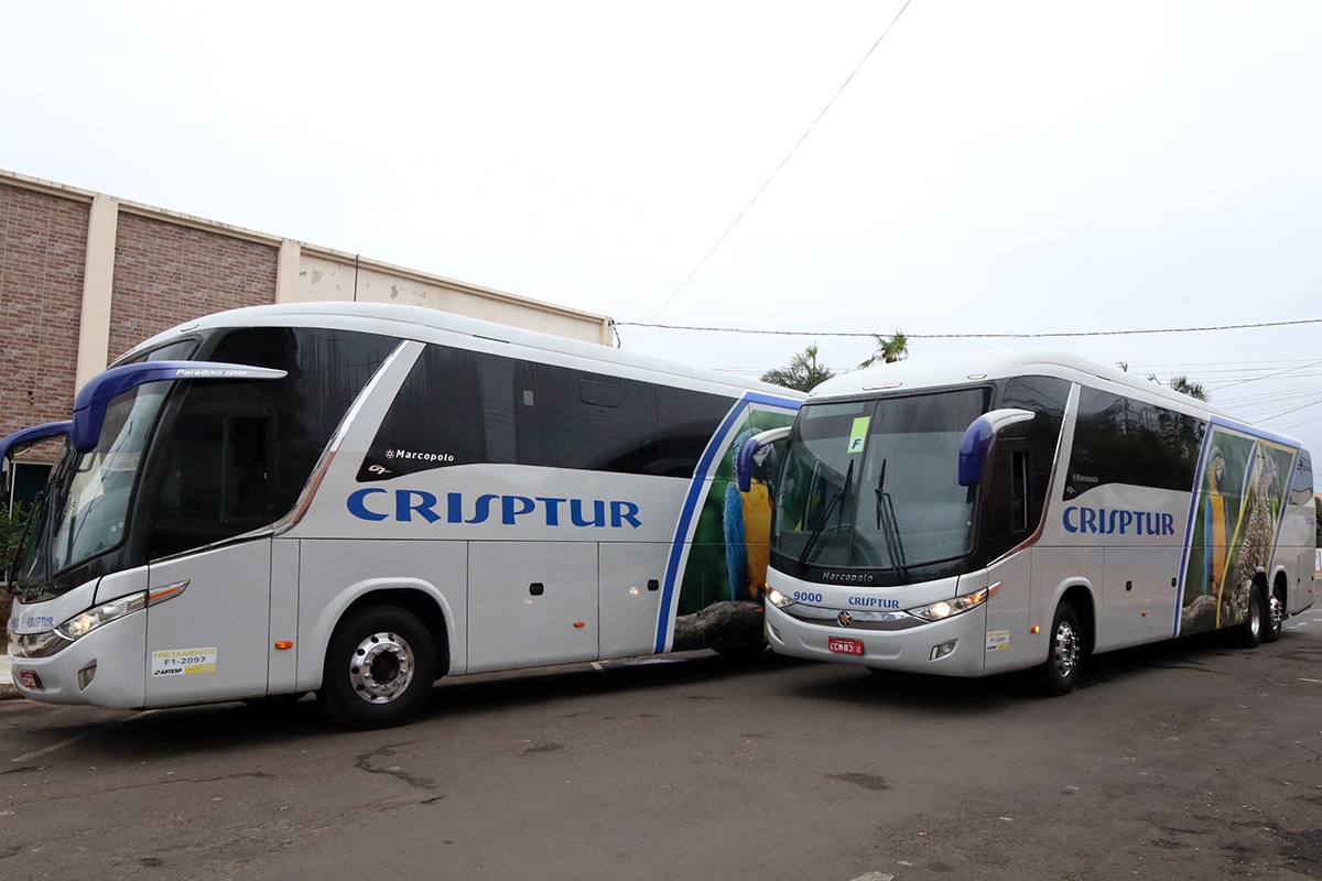 Três Lagoas tem novos ônibus para o transporte de pacientes a Campo Grande e Barretos. (Fotos: Assessoria). 
