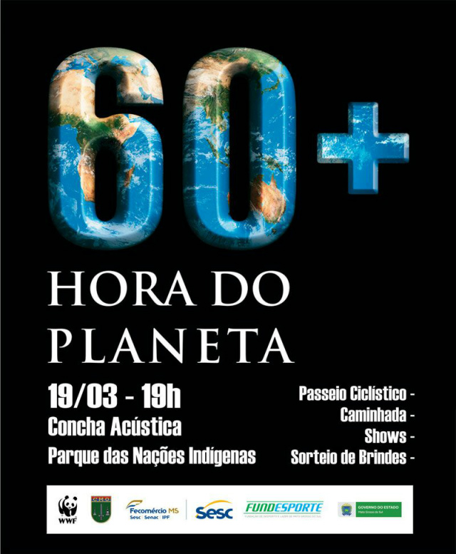 Com atividades de cultura e lazer, Parque das Nações terá luzes apagadas em apoio à Hora do Planeta na Capital Com atividades de cultura e lazer, Parque das Nações terá luzes apagadas em apoio à Hora do Planeta na Capital