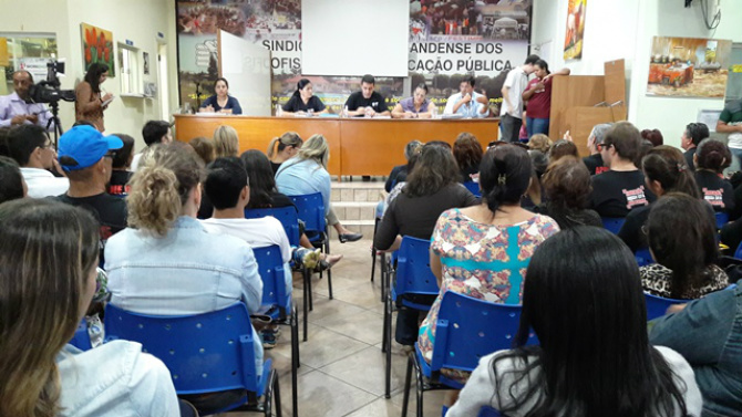 Rede Municipal da Capital entra em greve a partir do dia 2 de maio A decisão foi tomada nesta terça-feira em Assembleia Geral da ACP. (Foto: Assessoria)