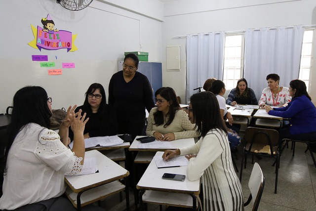 SEMEC de Três Lagoas realiza Dia D para reflexão sobre a BNCC Assessoria de Imprensa. Foto: Divulgação