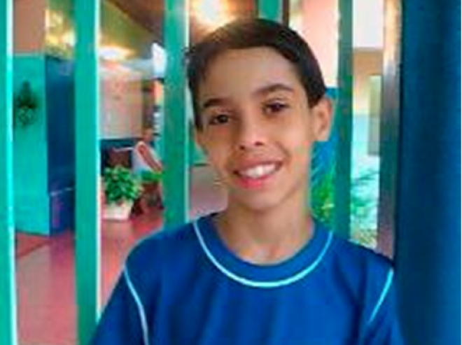 Matheus Alves de Souza, 12 anos, é apaixonado por matemática (Foto: Arquivo pessoal/Nova News)