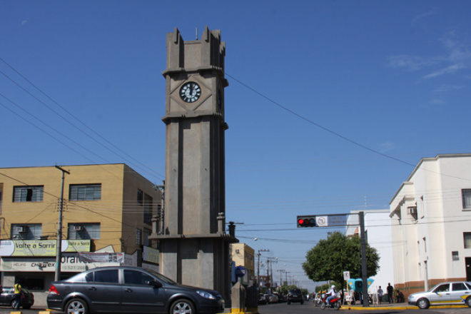 Imagem do Relógio Municipal de Três Lagoas
Foto: Arquivo/Perfil News